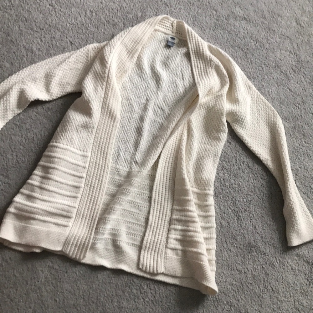 Old navy cream cardigan